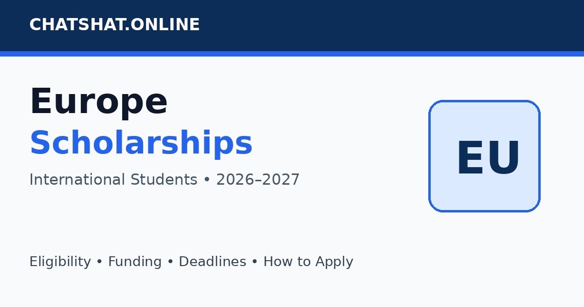 Erasmus Mundus Public Policy and International Development Scholarships
