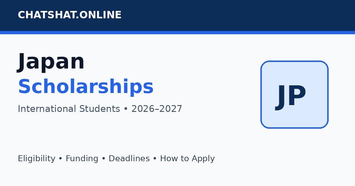 Honjo International Scholarship Foundation for International Students